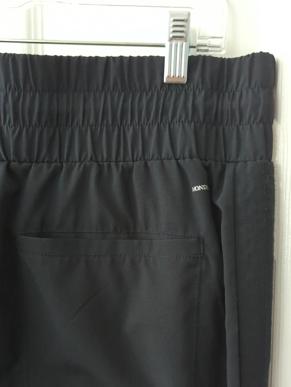 NWT! ~MONDETTA~ FABULOUS BLACK WIDE LEG PANTS-L - Picture 9 of 13
